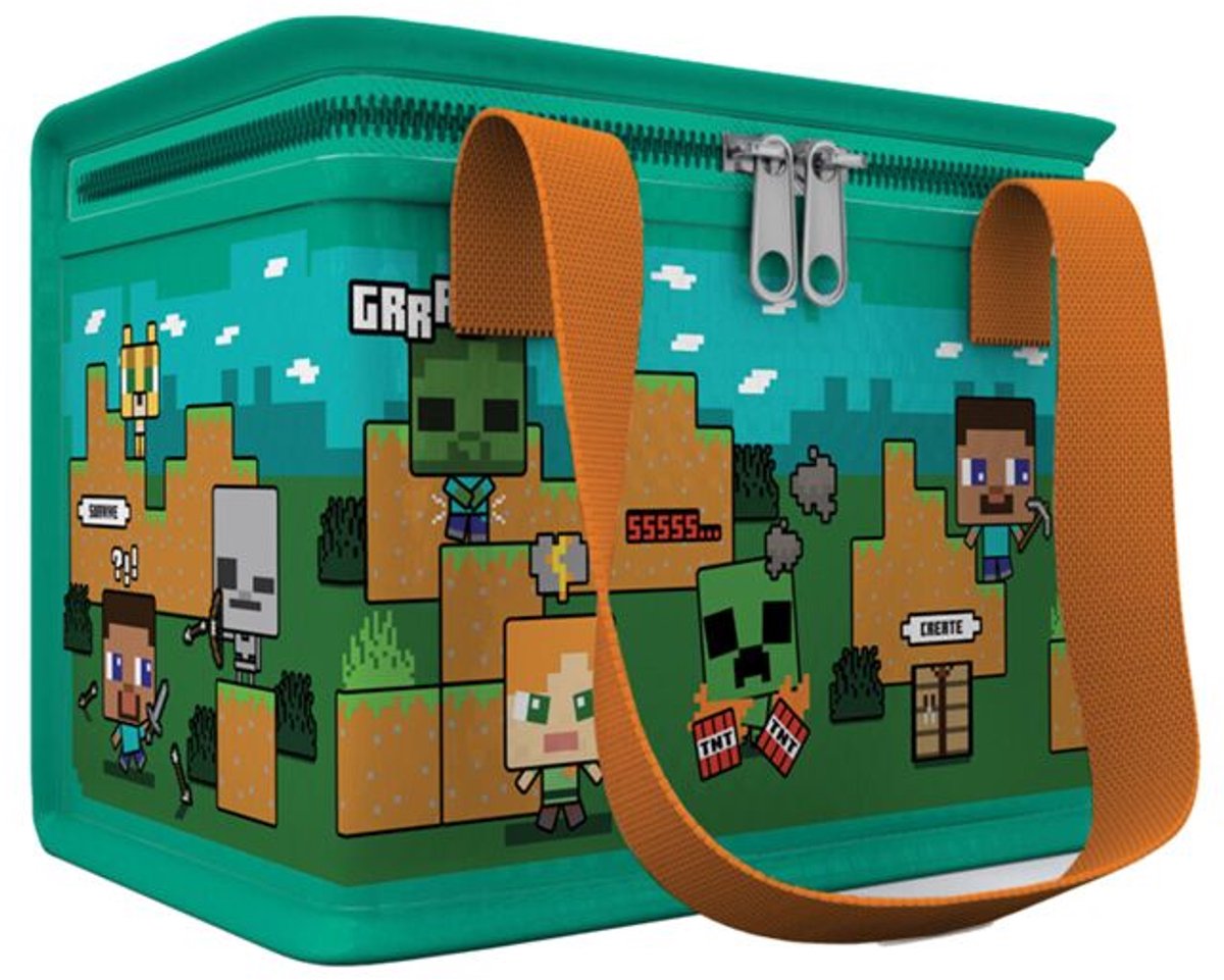 Union minecraft steve alex rpet sac isotherme durable sac à lunch