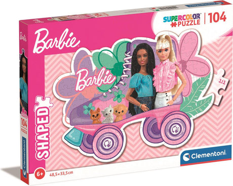 Clementoni Jigsaw Puzzle Super Color - Barbie Rolschaats, 104st.