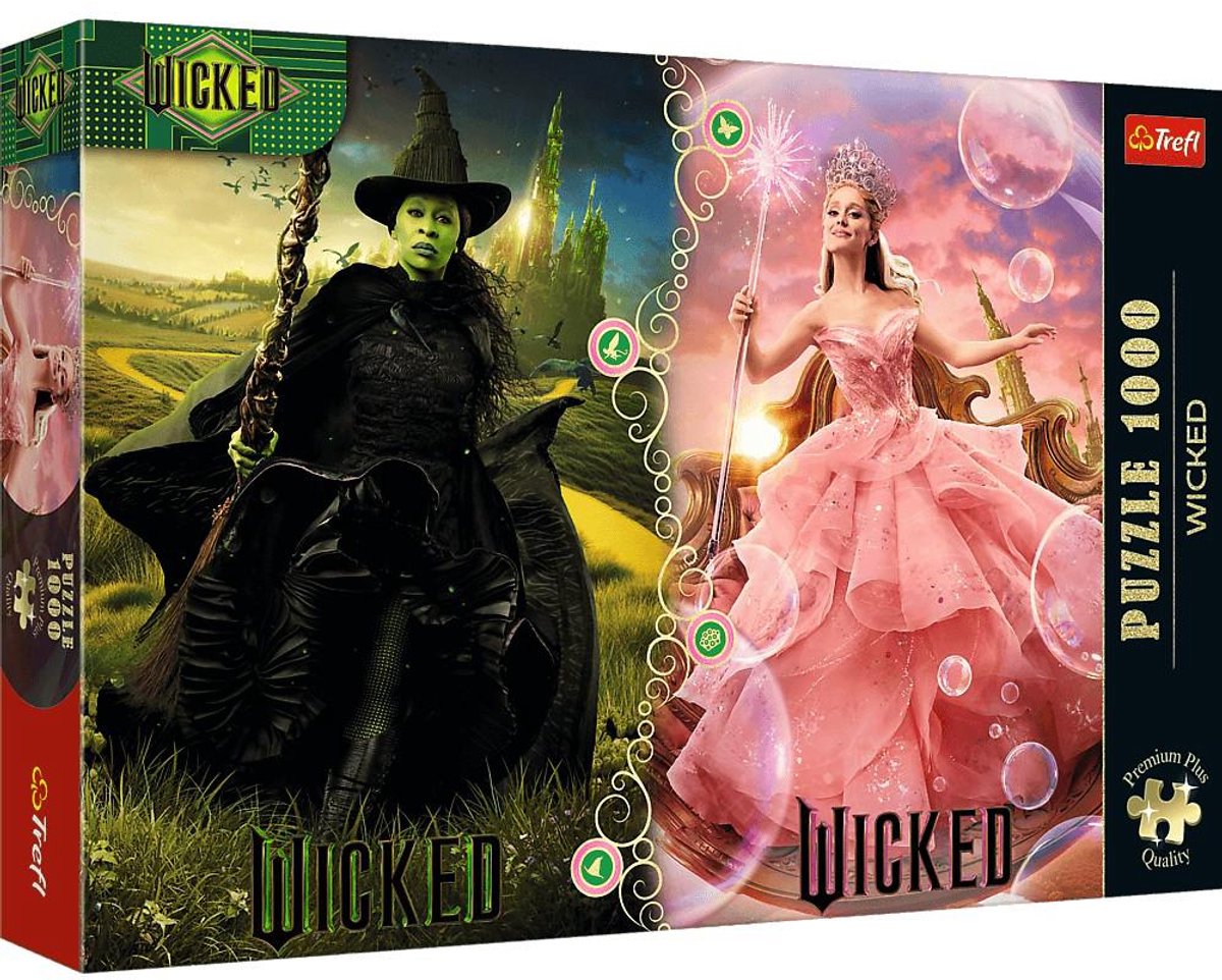 Trefl puzzle premium plus qualité méchant : elphaba glinda 1000 - puzzle premium plus qualité méchant : elphaba glinda 1000