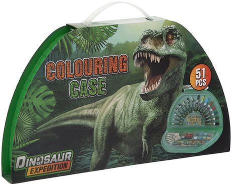 Étui à colorier dinosaure Creative Craft Group, 51 pcs.