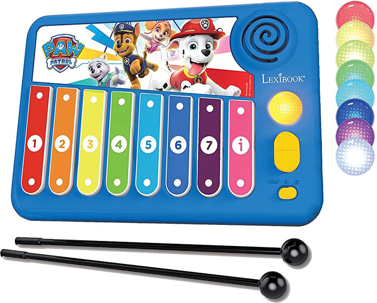 Paw Patrol xylo-amusant éducatif avec lumière