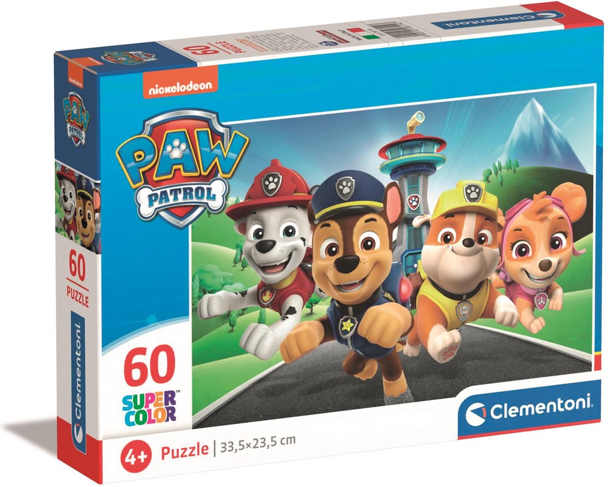 Clementoni - puzzle enfant - 60 pièces - Paw Patrol - puzzle pour enfants - à partir de 4 ans