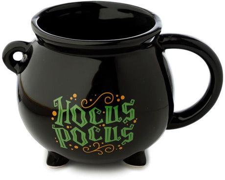 Tasse en céramique en forme de bouilloire noire Hocus Pocus