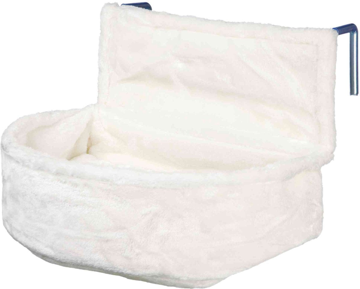Trixie - hamac radiateur relax - peluche - blanc - 45x13x33 cm