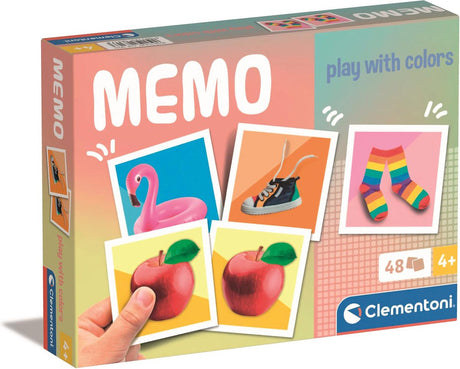 Jeu de mémo Clementoni avec des couleurs
