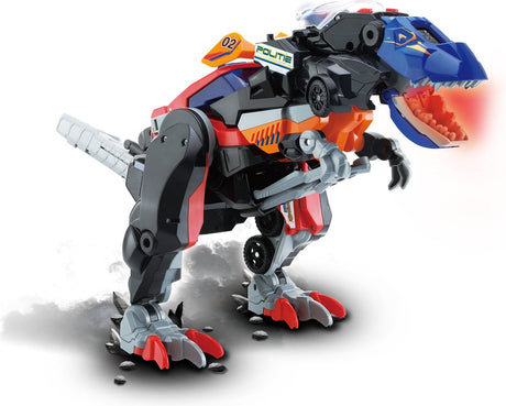 Vtech switch go dinos - méga t-rex 3 en 1 - dinosaure jouet pour enfants - figurine de jeu interactive - cadeau - à partir de 4 ans