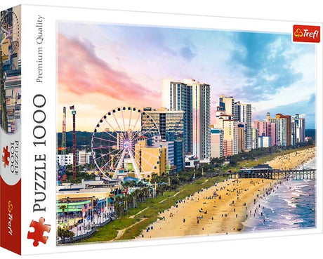 Puzzle Trefl - 1000 pièces - Paysage de Myrtle Beach Caroline du Sud USA.