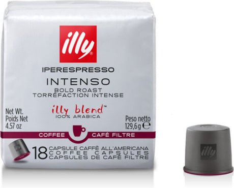 Illy - Café filtre iperespresso intenso 6 x 18 capsules