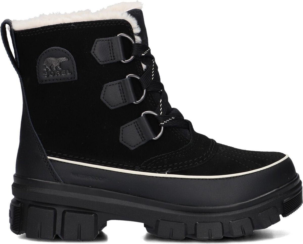 Bottines Sorel torino v wp - daim - femme - noir - taille 37,5