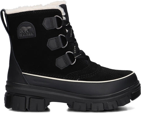 Bottines Sorel torino v wp - daim - femme - noir - taille 37,5
