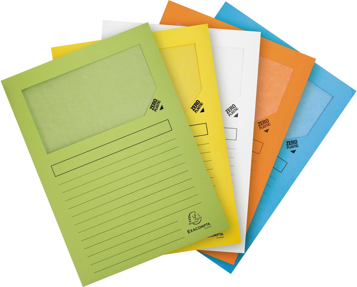 Exacompta l-map pour toujours | pour pi a4 | paquet de 25 pièces | couleurs pastel assorties