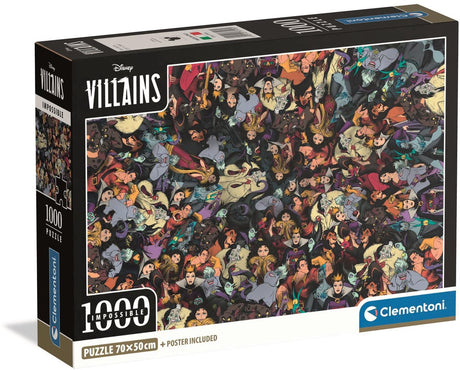 Clementoni Disney Impossible Les Méchants (Les Vilains) 1000 pièces