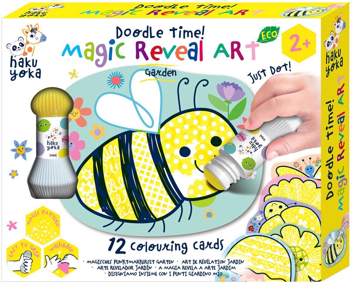 Haku yoka magic révélation art - jardin - 12 cartes couleurs - 2 ans