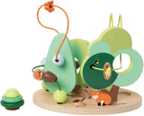 Forêt en spirale de motricité en bois du monde classique, 5 pcs.