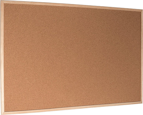 Tableau d'affichage Esselte - tabouret - 80x60cm - avec épingles - marron naturel