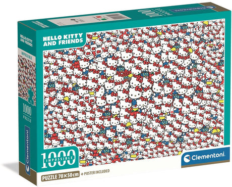 Clementoni Puzzle impossible Hello Kitty - 1000 pcs.