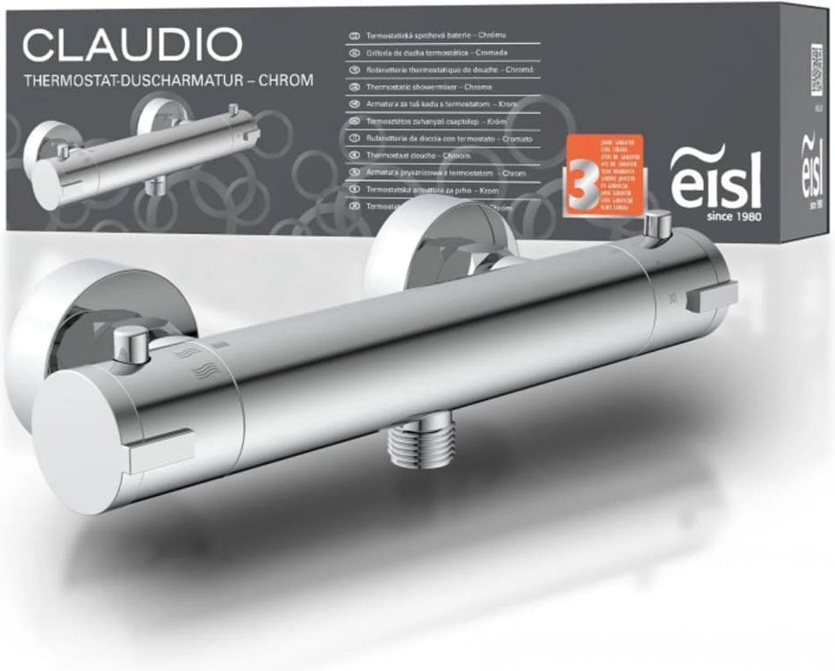 Eisl Claudio robinet de douche thermostatique - mitigeur - chrome