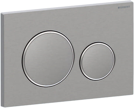 Panneau de commande Geberit sigma 20 - acier inoxydable brossé