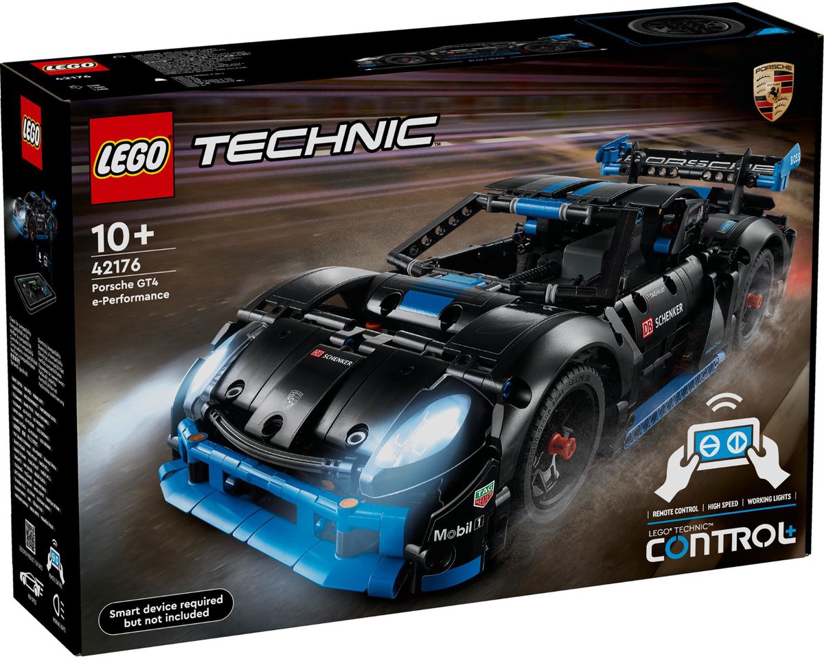 Lego technic 42176 Porsche GT4 Voiture de course E-Performance