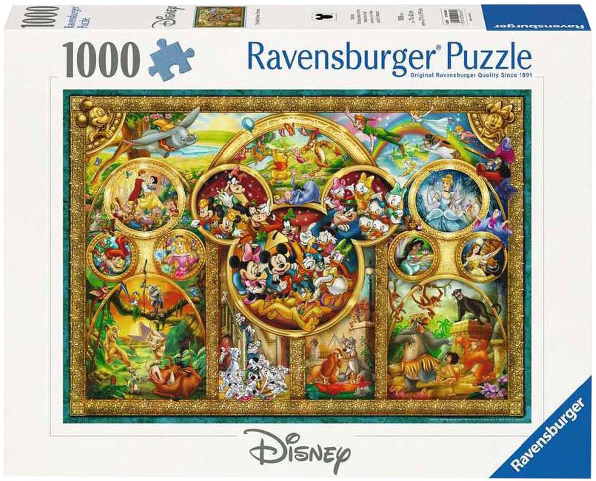 Ravensburger puzzle les plus beaux thèmes Disney, 1000 pcs.