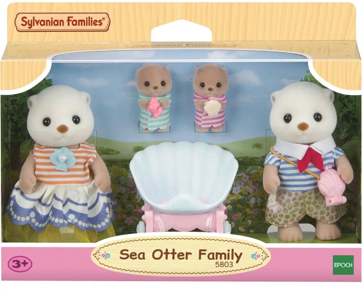 Familles Sylvanian 5803 famille des loutres de mer