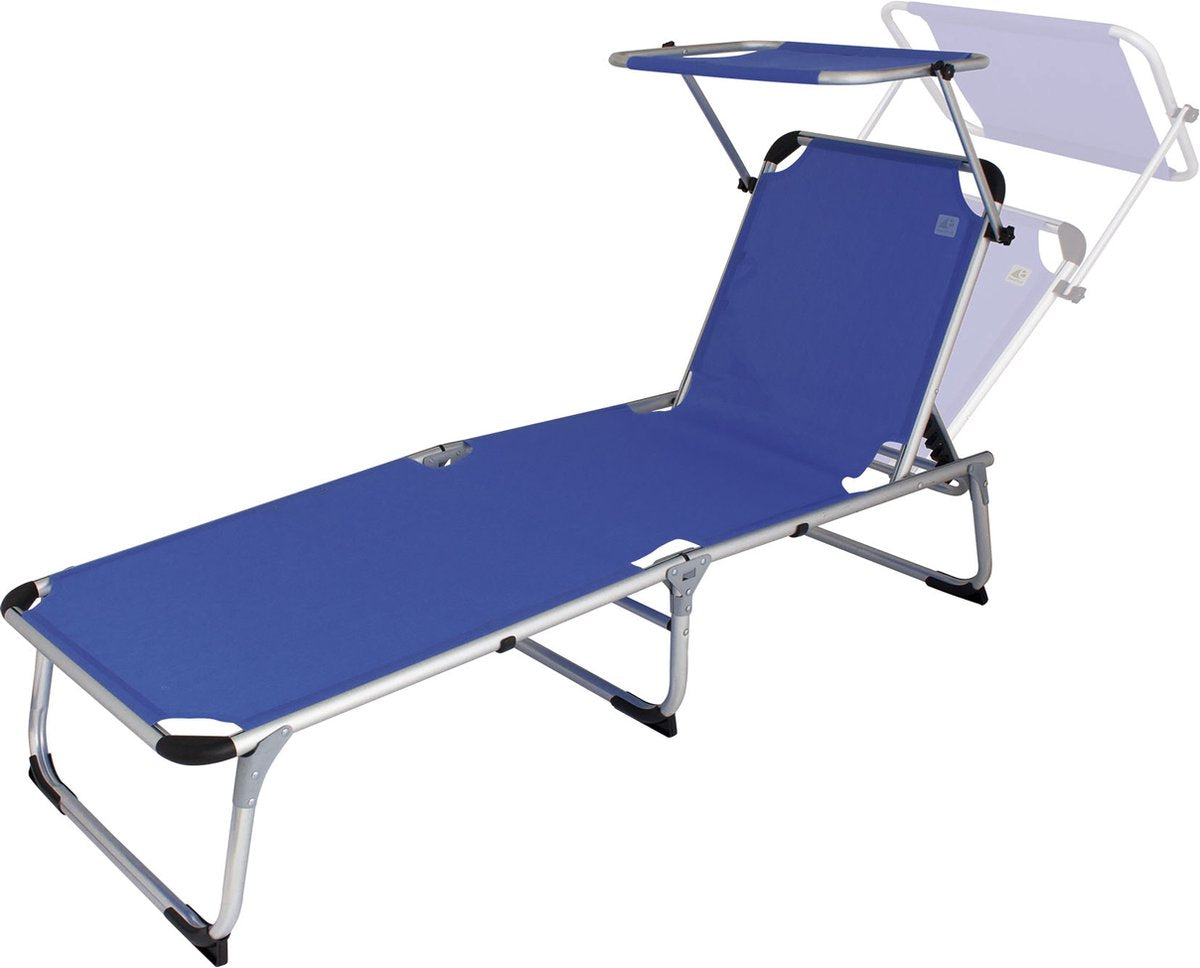 Eurotrail pebble beach ligbed - royal blauw