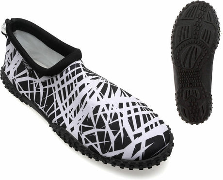 Bigbuy pantoufles enfants lignes blanc noir - 44