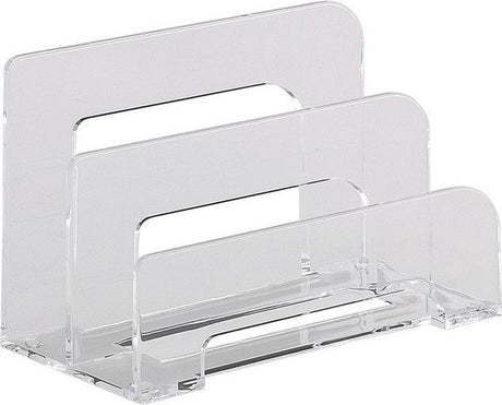 Lettre Alco standard acrylique - 2 compartiments transparent - 75x150x95mm - al-4466