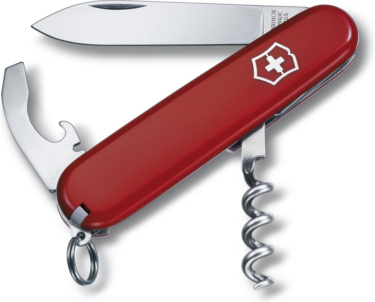 Couteau de serveur Victorinox - 9 fonctions - rouge