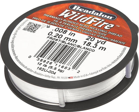 Beadalon https : www.ccobby.nl bijoux-fil-épaisseur-0-2-mm-blanc-18-30-m-1-roll