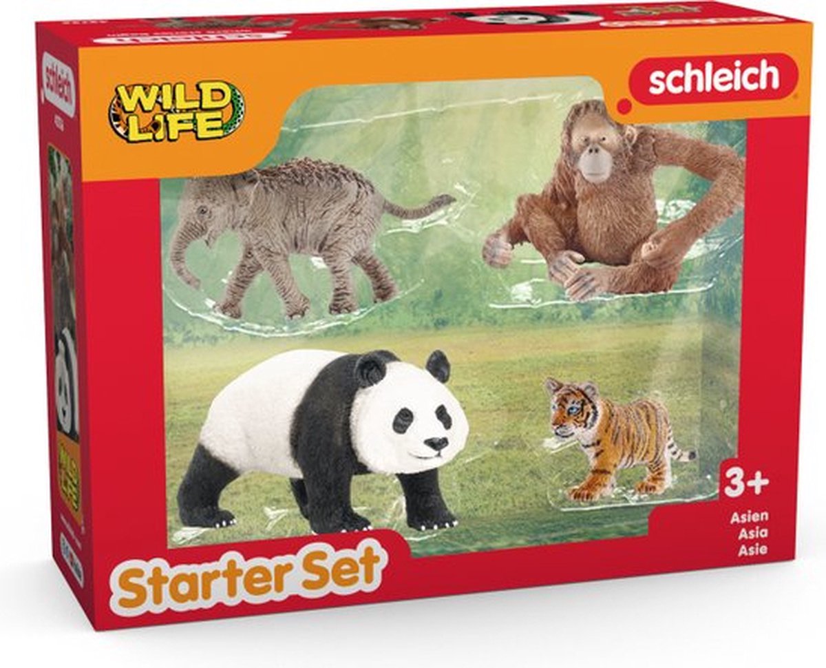 Schleich Kit de démarrage pour la vie sauvage en Asie 42736