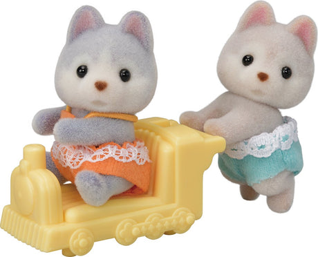 Familles Sylvanian 5638 jumeaux husky