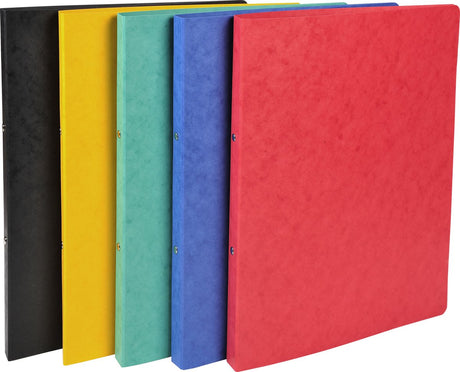Exacompta Classeur 20x en carton brillant avec 2 anneaux de 15mm - a4 - assortis - 54250e