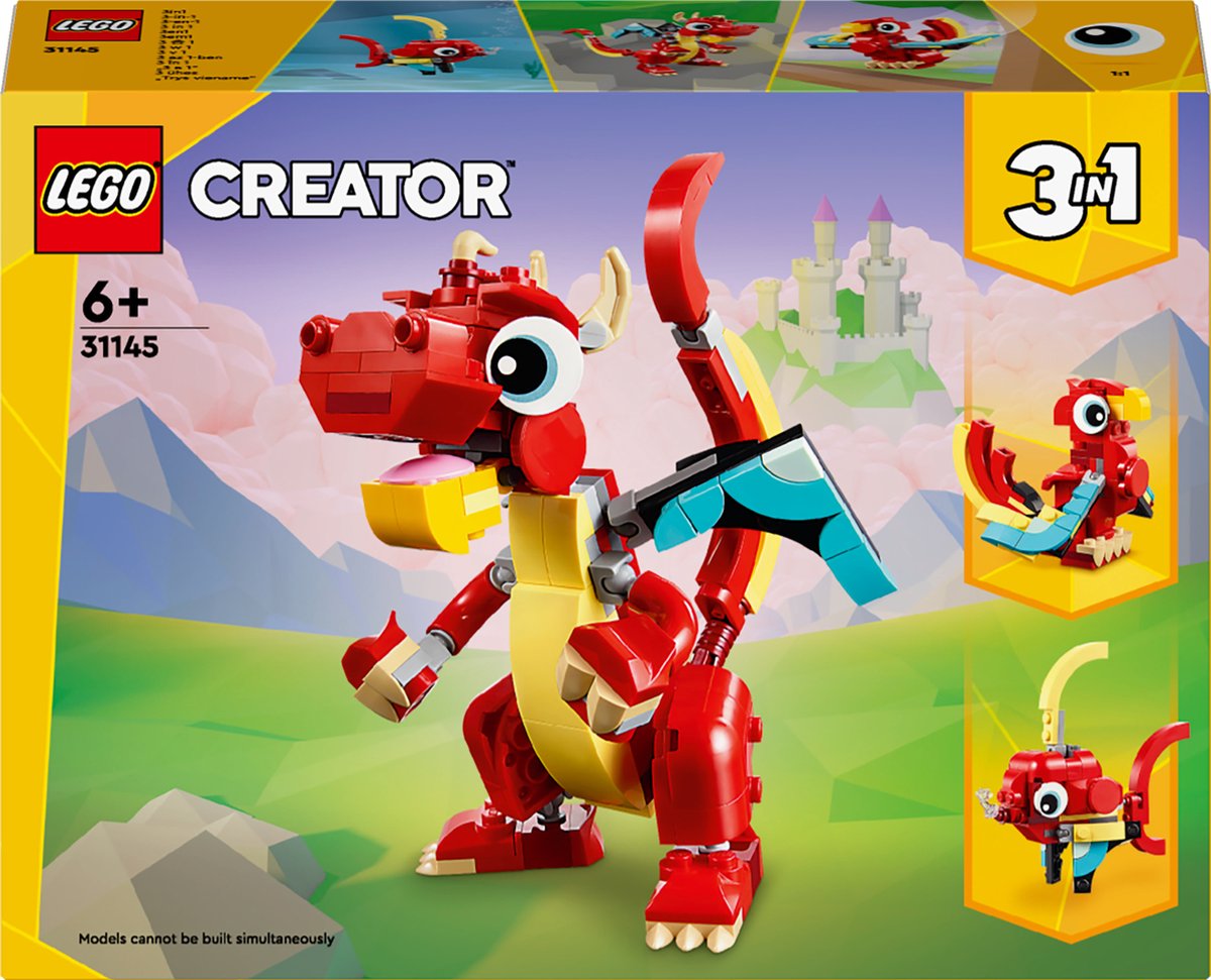 Créateur LEGO LEGO 31145 Dragon rouge