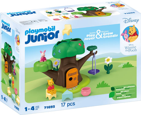 Playmobil junior winnie l'ourson cabane dans les arbres - 71693