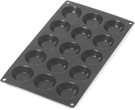 Lékué bakvorm 15 tartelettes - siliconen - black