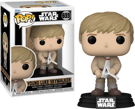 Funko pop star wars : le jeune Luke Skywalker - pop #633