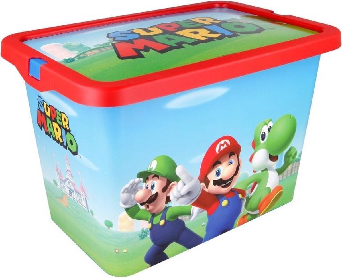 Boîte de rangement sans marque sans marque click box 7 l super mario
