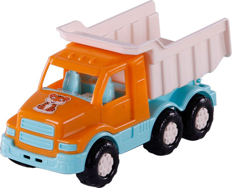 Cavallino Safari Torpedo Kiepvrachtwagen Oranje, 26,5 cm