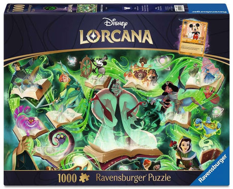 Puzzle Ravensburger Disney Lorcana Gimmers of the Realm : Émeraude - 1000pcs.