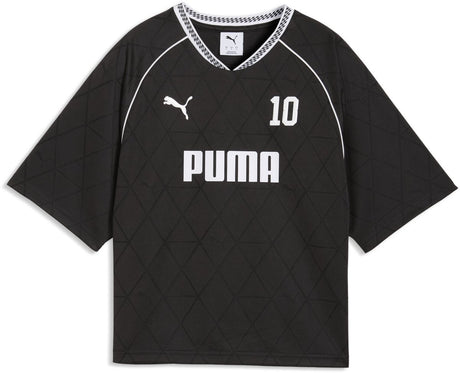 T-shirt femme Puma sport casual jersey - noir