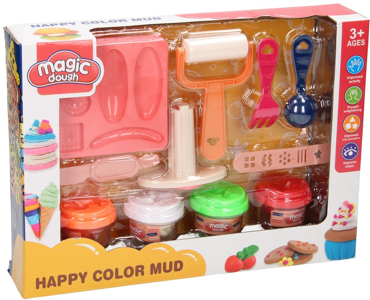 Ensemble sandwich en argile - 4 pots en argile