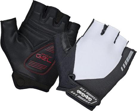Gripgrab - gants de cyclisme d'été à doigts courts rembourrés progel gants de cyclisme avec rembourrage - blanc - unisexe - taille XL