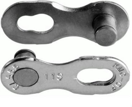 KMC Bicycle Chain MissingLink 11 Nopt Silver 5.65 mm Non réutilisable