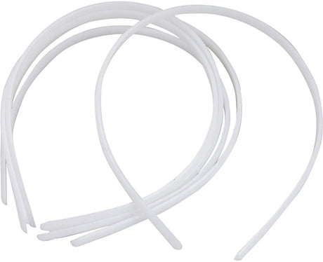 Elastiques à cheveux Creativ company, l: 8 mm, blanc, 20 pièces 1 boîte