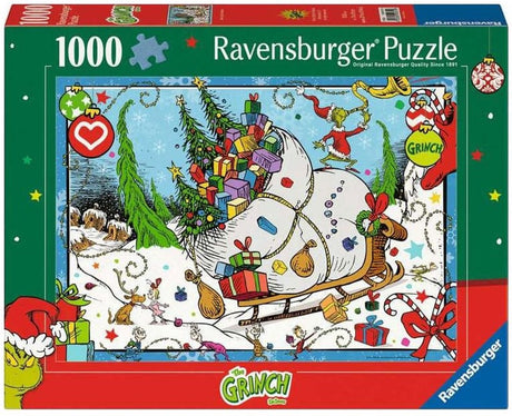 Puzzle Ravensburger Le Grinch Puzzle de film de 1000 pièces.