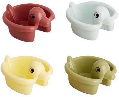 Mertex viking toys ecoline - ensemble de canards en caoutchouc - 4 pcs.