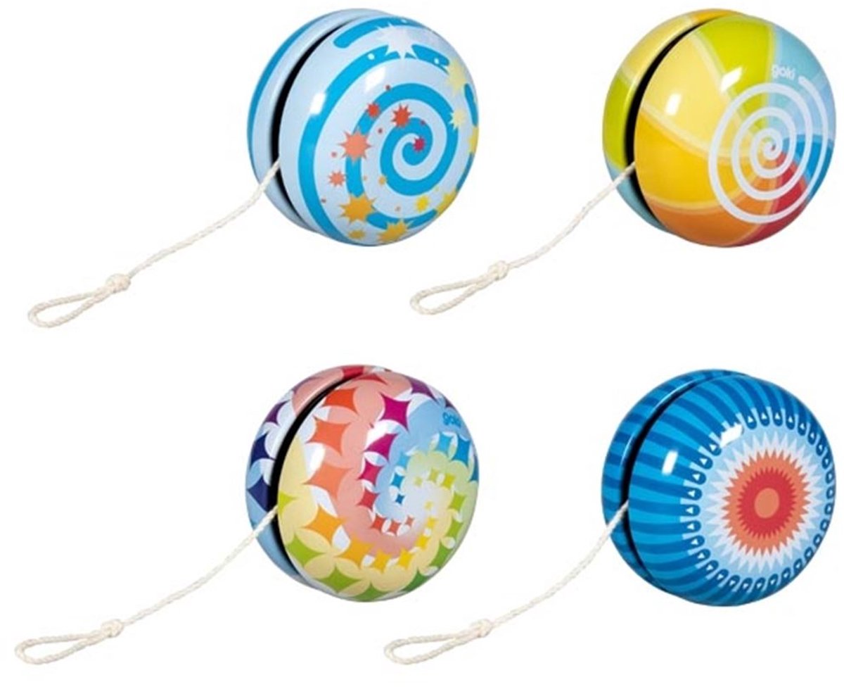 Goki metal yo -yo avec imprimé