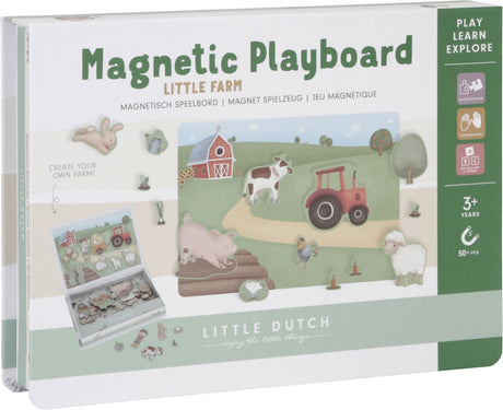 Plateau de jeu magnétique Little Dutch Little Farm FSC