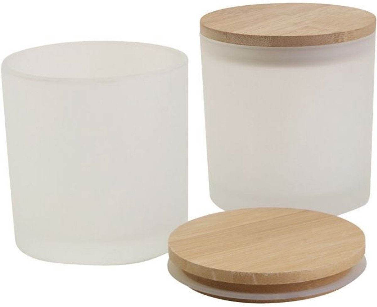 Société créative https: www.ccobby.nl bocaux-en-verre-avec-couvercles-en-bois-h-9-cm-d-8-cm-dim-8-cm-315-ml-12-piece-1-box